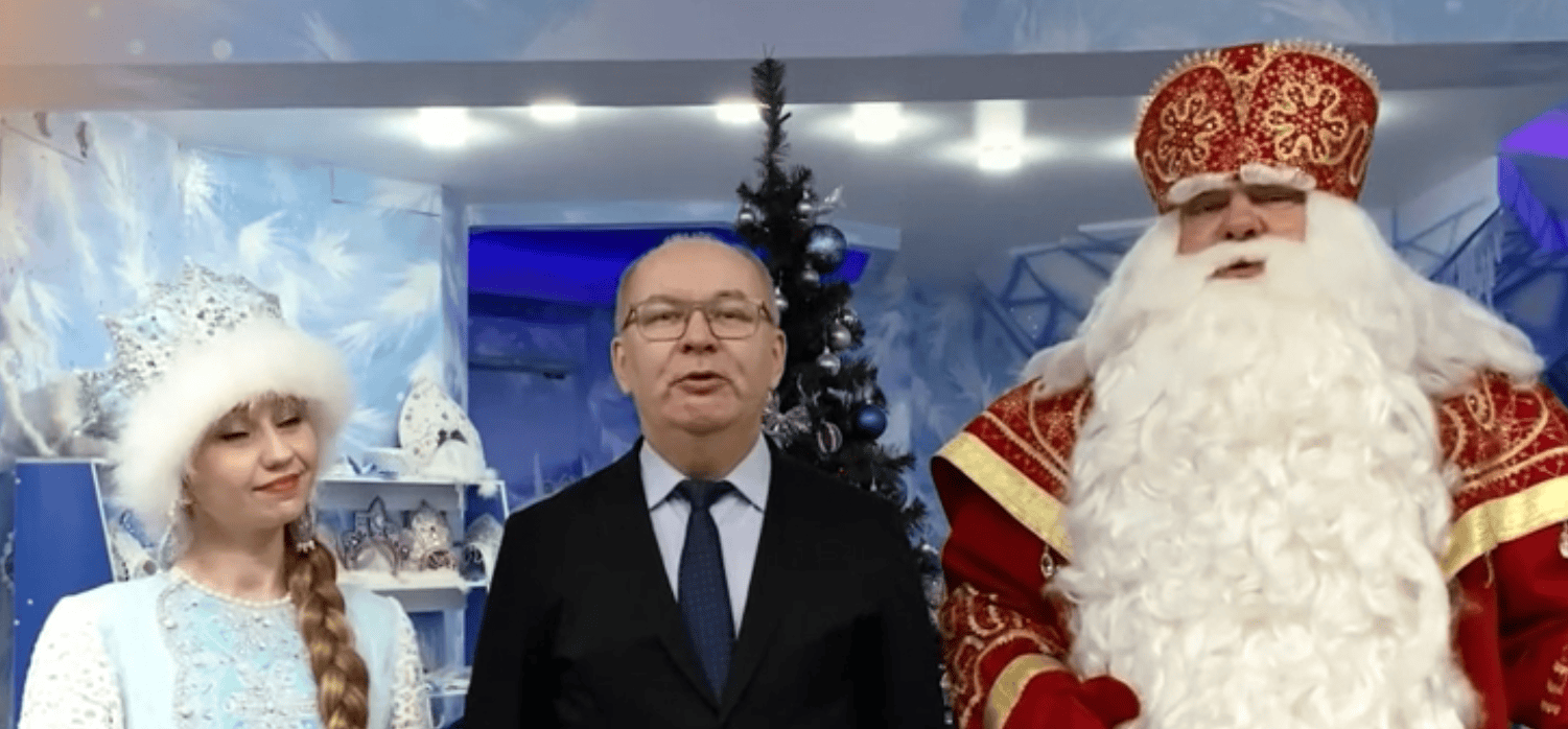 Neujahrsgrüße von Juri Schurin, Bürgermeister von Kostroma